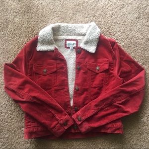 Fur Lined Corduroy Jacket